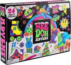 Count down to the holidays with 24 days of squishy surprises! The Schylling NeeDoh 2026 Squishmas Advent Calendar is packed with 24 exclusive mini NeeDoh squeeze toys, each hidden behind its own numbered door. Open one surprise each day and discover a colorful assortment of mini sensory fidget toys in fun shapes, vibrant colors, and satisfying textures.

Made from the same soft, slow-squish material that made NeeDoh a worldwide favorite, these pocket-sized stress toys are perfect for squeezing, stretching,