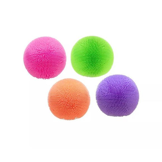 Schylling NeeDoh Teenie Fuzzball 4-Pack Multipack The Velvet Squeeze