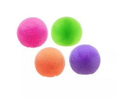 Schylling NeeDoh Teenie Fuzzball 4-Pack Multipack The Velvet Squeeze