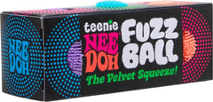A new NeeDoh style in teenie size! Featuring a velvety texture and a fuzzy pattern you can both see and feel, this squishy sensation delivers a groovy tactile experience. Bring the soft cloud squish to your fingertips and enjoy the ultimate way to mellow out and unwind!