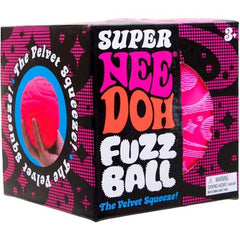 Schylling Super NeeDoh Fuzzball The Velvet Squeeze Squishy Fidget Ball Toy
