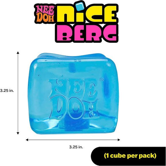Schylling NeeDoh Nice Berg Cube Squishy Fidget Toy