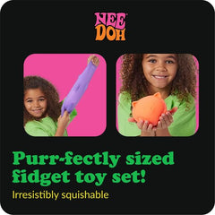 Schylling Super NeeDoh Cool Cats Quetsch-Fidget-Spielzeug