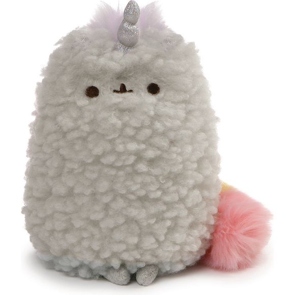 GUND is proud to present Pusheen's little sister, Stormy, as the beautiful and mythical Stormicorn! This 8” plush features Stormy with a colorful rainbow mane and tail, as well as a sparkly unicorn horn poking out of her ultra fuzzy plush fur!