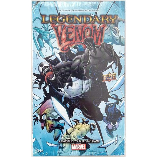 Enter the Venomverse in this all-new expansion to the award winning Marvel Legendary Series! Legendary Venom follows Eddie Brock and the other venomized heroes in their battle to take down the poisons and salvage what's left of their world. Play as Venom, Carnage, Venom Rocket, and other characters you'll find in the box! Featuring original artwork by Venomverse artists Iban Coello and Matt Yackey, Legendary Venom is a must-have game for gaming and comic fans alike. Make sure to pick up your copy today!