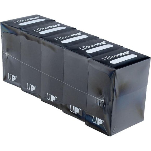 Deckbox, 5 Set Bundle, Black.