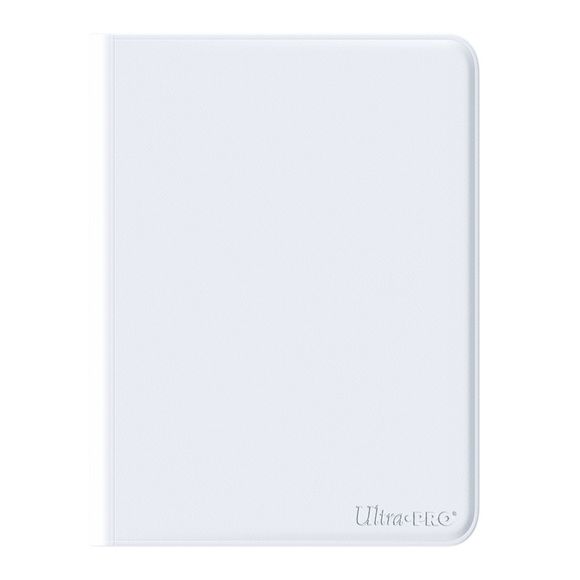 The Vivid 9-Pocket Zippered PRO-Binders are designed for collecting and organizing your favorite trading cards. Each binder features a padded leatherette cover with a matching zipper closure and pull tab. After unzipping the binder, youll find twenty 9-pocket pages sized for standard trading cards in side-loading pockets, allowing you to store up to 360 cards in Deck Protector sleeves. Pages feature a low-friction black backing, creating a separation between the front and back pockets as well as providing c