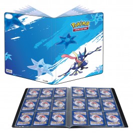 9-Pocket Portfolios for Pokemon feature a vibrant, full-art cover. Each portfolio stores and protects up to 90 standard size cards single-loaded and 180 cards double-loaded in archival-safe polypropylene pages. Made in California, U.S.A.