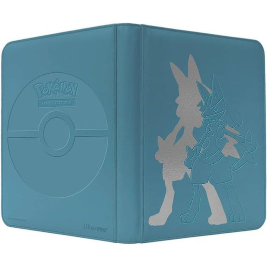 9-Pocket Zippered PRO-Binders for Pokemon are designed for collecting and organizing your favorite trading cards. Each binder features a padded leatherette cover with foil detailing and a zipper closure. After unzipping the binder, youll find twenty 9-pocket pages sized for standard trading cards in side-loading pockets, allowing you to store up to 360 cards in Ultra PRO Deck Protector sleeves. Pages feature a low-friction black backing, creating a separation between the front and back pockets as well as pr