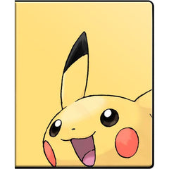 9-Pocket Portfolios for Pokemon feature a vibrant, full-art cover of Pikachu. Each portfolio stores and protects up to 180 standard size cards double-loaded in archival-safe polypropylene pages. Made in California, U.S.A.