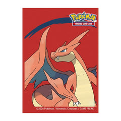 The 65ct Deck Protector Sleeves for the Pokemon Trading Card Game feature vibrant, full-color artwork of Mega Charizard Y. Ultra PRO Deck Protector Sleeves are made with our proprietary ChromaFusion Technology to prevent peeling. Archival-safe materials ensure you can sleeve your cards with confidence. Sized for standard size trading cards measuring 2.5 in. x 3.5 in.