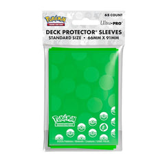 The Energy - Grass Type Deck Protector sleeves for the Pokemon Trading Card Game feature vibrant artwork inspired by the iconic Energy type. Ultra PRO Deck Protector Sleeves are made with our proprietary ChromaFusion Technology to prevent peeling. Archival-safe materials ensure you can sleeve your cards with confidence. Sized for standard size trading cards measuring 2.5 in. x 3.5 in.