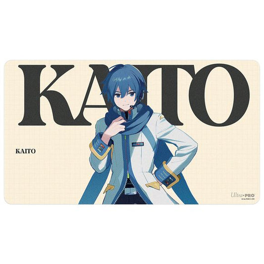 <p><strong>Ultra PRO Hatsune Miku: Retro Soundscapes – KAITO Playmat</strong> brings vibrant Vocaloid style to your tabletop with officially licensed full-color KAITO artwork. The soft fabric surface helps protect cards and accessories during play, while the non-slip rubber backing keeps the mat securely in place for tournaments, casual games, or everyday use.</p>

<p>Measuring approximately 24" x 13.5", this versatile gaming mat is ideal for TCGs, tabletop gaming, card collecting, or use as an oversized de