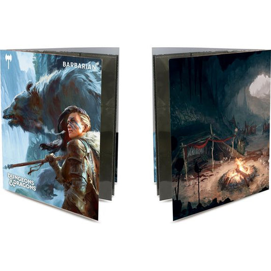 Organize and store your notes, character sheets, and spell cards in Ultra PRO’s Character Folios for Dungeons & Dragons! Each folio features a vibrant full-art cover and internal pockets, and includes 10 single-pocket pages for character sheets and notes, and two 9-pocket pages for standard size spell cards. Character Folios now include a sticker sheet to help keep your adventures organized! Classes available: Artificer, Barbarian, Bard, Cleric, Druid, Fighter, Monk, Paladin, Ranger, Rogue, Sorcerer, Warloc