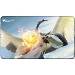 Stitched Edge Playmats featuring popular Magic: The Gathering artwork. Made with a soft fabric top to reduce damage to cards during play and a non-slip rubber backing to keep the playmat from shifting during use, playmats enhance the gameplay experience. The stitched edges offer an added premium feel. With dimensions of approximately 24 in. x 13.5 in., a playmat also makes an excellent oversize mousepad for home or office.