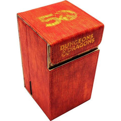 The Printed Dice Tower is the ultimate tabletop gamer’s companion. Equipped with a soft suede leatherette exterior and durable core, you can store and roll dice all in a single 3.75 in. x 3.35 in. x 5.90 in. space. The lid flips down to release dice into a walled dice catching tray. Drop dice through 3 injection molded ramps to ensure durability and randomized rolls. When you are done playing, you can flip up the attached tray to store 40+ standard sized RPG dice and secure the dice tower shut with the stro