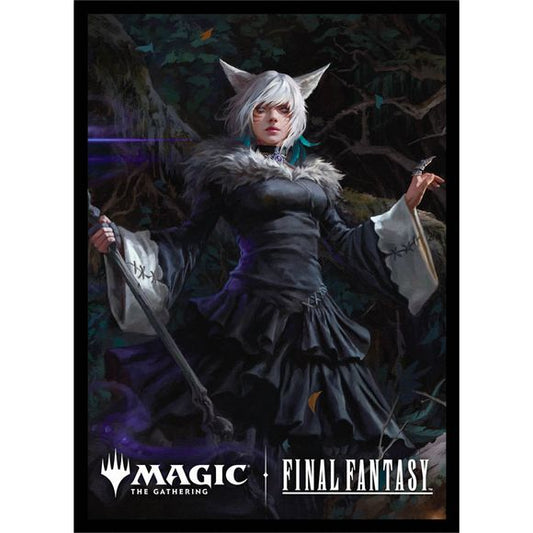 100ct Deck Protector sleeves for Magic: The Gathering(R) --- FINAL FANTASY feature a vibrant, full-color artwork and are made with our proprietary ChromaFusion Technology to prevent peeling. Archival-safe polypropylene materials ensure you can sleeve your cards with confidence. Sized for standard size trading cards measuring 2.5 in. x 3.5 in. The matte finish offers a glare-free, camera ready play experience!