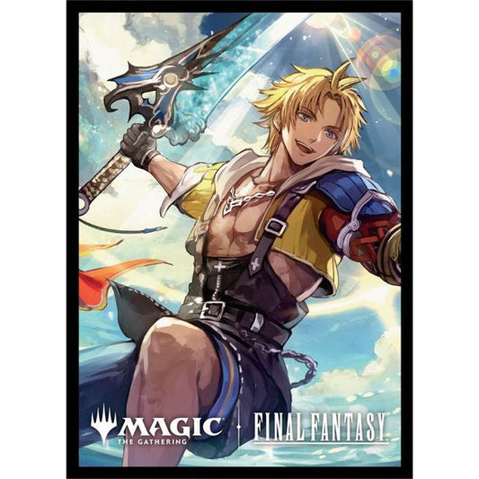 100ct Deck Protector sleeves for Magic: The Gathering(R) --- FINAL FANTASY feature a vibrant, full-color artwork and are made with our proprietary ChromaFusion Technology to prevent peeling. Archival-safe polypropylene materials ensure you can sleeve your cards with confidence. Sized for standard size trading cards measuring 2.5 in. x 3.5 in. The matte finish offers a glare-free, camera ready play experience!