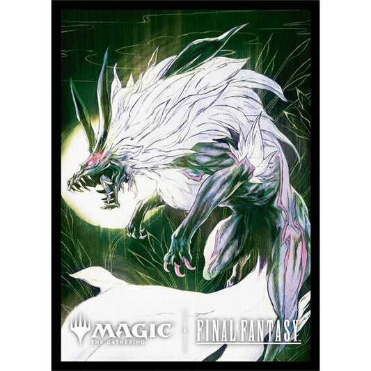 100ct Deck Protector sleeves for Magic: The Gathering(R) --- FINAL FANTASY feature a vibrant, full-color artwork and are made with our proprietary ChromaFusion Technology to prevent peeling. Archival-safe polypropylene materials ensure you can sleeve your cards with confidence. Sized for standard size trading cards measuring 2.5 in. x 3.5 in. The matte finish offers a glare-free, camera ready play experience!