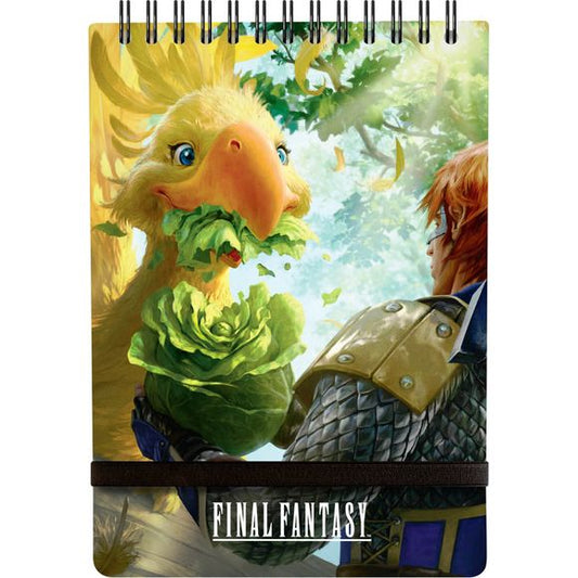 Spiral Life Pads featuring popular Magic: The Gathering(R) --- FINAL FANTASY artwork. Beneath the cover lie 60 custom printed pages to help you organize life totals as you play through each game. Our Life Pads measure 5 in. wide x 7 in. tall and secure shut with an elastic band.
