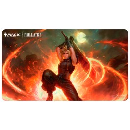 Playmats featuring popular Magic: The Gathering(R) --- FINAL FANTASY artwork. Made with a soft fabric top to reduce damage to cards during play and a non-slip rubber backing to keep the playmat from shifting during use, playmats enhance the gameplay experience. With dimensions of approximately 24 in. x 13.5 in., a playmat also makes an excellent oversize mousepad for home or office.