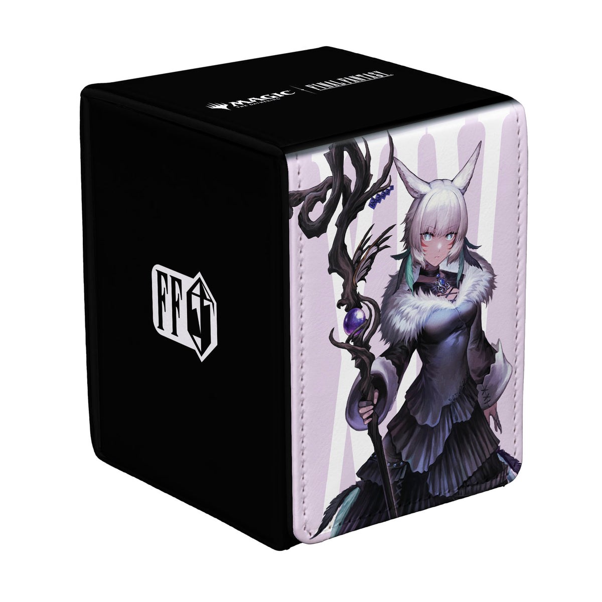<p><strong>Ultra PRO Magic: The Gathering—FINAL FANTASY Y'shtola, Night's Blessed Alcove Flip Deck Box</strong> combines premium card protection with striking artwork inspired by FINAL FANTASY XIV. Featuring Y'shtola, Night's Blessed, this officially licensed deck box has a soft leatherette exterior, durable construction, and secure magnetic closure for dependable storage at home or on the go.</p>

<p>Designed to hold up to 100 double-sleeved standard-size cards, it is ideal for Commander, MTG decks, and ot