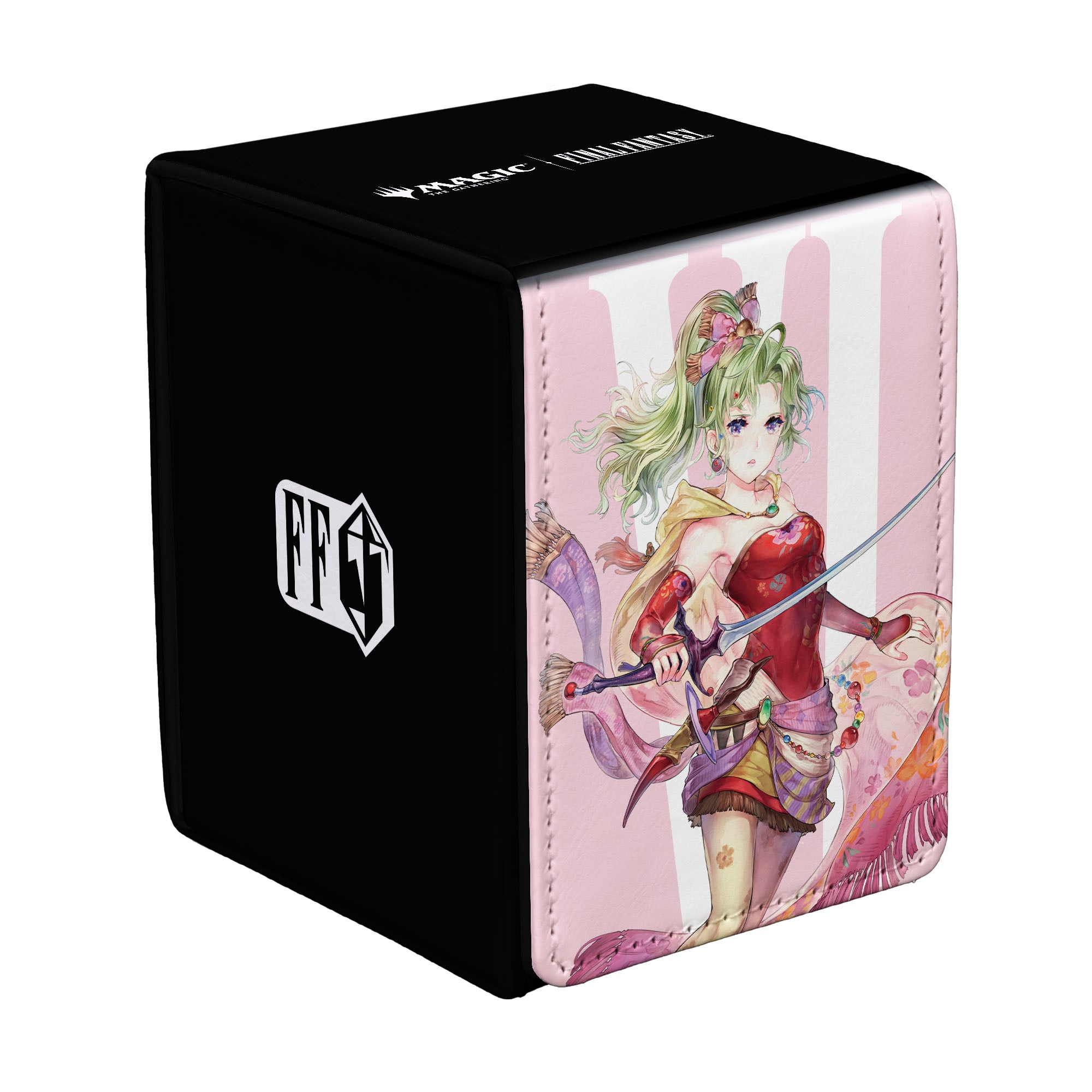 <p><strong>Ultra PRO Magic: The Gathering—FINAL FANTASY Terra, Herald of Hope Alcove Flip Deck Box</strong> delivers premium card storage with vibrant Terra artwork inspired by FINAL FANTASY. The leatherette exterior, foil accents, strong magnetic closure, and dual thumb notches create a secure and stylish deck box for tournaments, Commander nights, and everyday storage.</p>

<p>Designed to hold up to 100 double-sleeved standard-size cards, this officially licensed Magic: The Gathering accessory is ideal fo