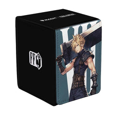 <p>The <strong>Ultra PRO Magic: The Gathering—FINAL FANTASY Cloud, Ex-SOLDIER Alcove Flip Deck Box</strong> delivers premium card storage with vibrant artwork inspired by the renowned Final Fantasy VII. The leatherette exterior, strong magnetic closure, and dual thumb notches create a secure and stylish deck box for tournaments, Commander nights, and everyday storage.</p>

<p>Designed to hold up to 100 double-sleeved standard-size cards, this officially licensed Magic: The Gathering accessory is ideal for M