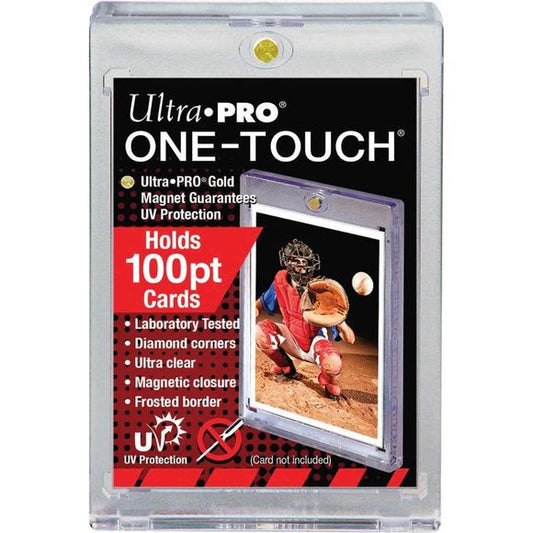 Sized to fit standard size (2.5" x 3.5") sports trading cards or gaming cards in multiple thicknesses