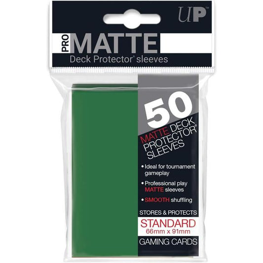 Ultra Clear Professional Matte Deck Protector Sleeves - Easy Shuffling. Ideal For Tournaments - Non Glare / Non Reflective - Acid Free / No Pvcee / No Pvc. Fits Inside Ultra Pro 9 Pocket Pages. 50 Sleeves ideal for gaming and collecting.