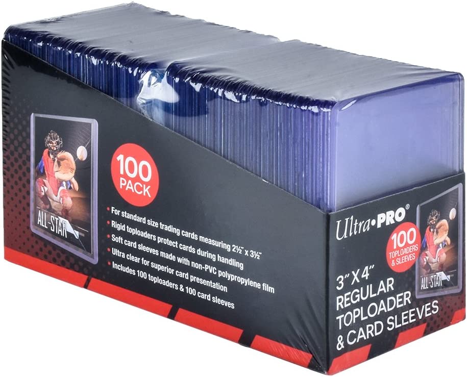 Protect your valuable collectible trading cards with the original Ultra PRO Toploaders and soft sleeves! This bundle combines both Toploaders and sleeves together in one convenient package to make your collecting hobby a breeze.