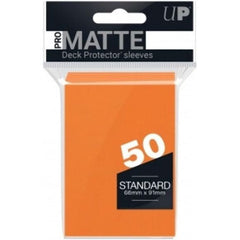 Ultra Clear Professional Matte Deck Protector Sleeves - Easy Shuffling. Ideal For Tournaments - Non Glare / Non Reflective - Acid Free / No Pvcee / No Pvc. Fits Inside Ultra Pro 9 Pocket Pages. 50 Sleeves ideal for gaming and collecting.