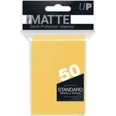 Ultra Clear Professional Matte Deck Protector Sleeves - Easy Shuffling. Ideal For Tournaments - Non Glare / Non Reflective - Acid Free / No Pvcee / No Pvc. Fits Inside Ultra Pro 9 Pocket Pages. 50 Sleeves ideal for gaming and collecting.