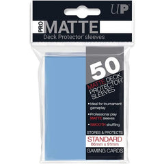 Ultra Clear Professional Matte Deck Protector Sleeves - Easy Shuffling. Ideal For Tournaments - Non Glare / Non Reflective - Acid Free / No Pvcee / No Pvc. Fits Inside Ultra Pro 9 Pocket Pages. 50 Sleeves ideal for gaming and collecting.