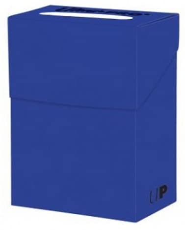 This Ultra Pro Deck Box holds cards in Deck Protector sleeves. Made from acid free, durable polypropylene material. Great storage for your favorite CCG or TCG game. Magic, Pokemon, YuGiOh! and More!