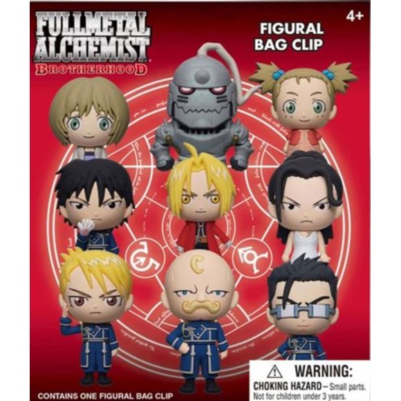 All your favorite Fullmetal Alchemist: Brotherhood characters are here for you to collect in 3D foam! Keep an eye out for the special rare chase figures! Each figure measures approximately 2-inches tall. Collect all your favorites like Edward Elric, Alphonse Elric, Izumi Curtis, and more!