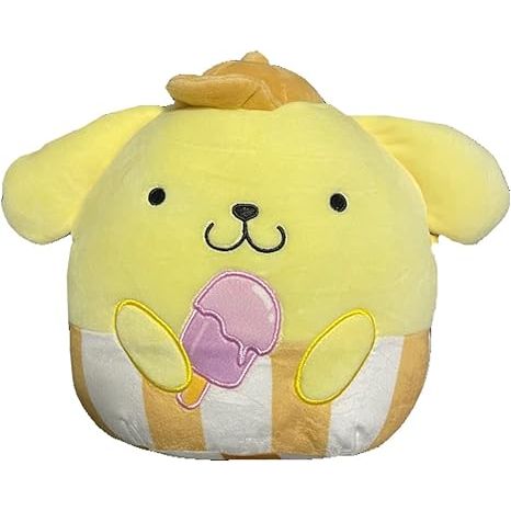 Squishmallow 8 in. Hello Kitty Pompompurin with Popsicle | Galactic Toys & Collectibles