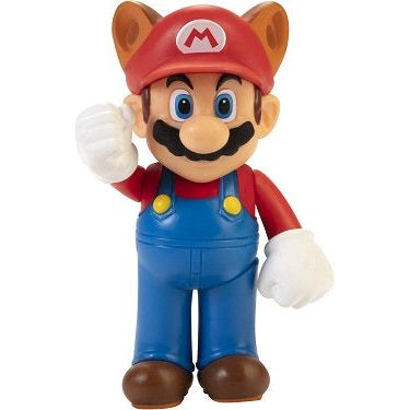 Jakks Super Mario Raccoon Mario 2.5 inch Figure | Galactic Toys & Collectibles