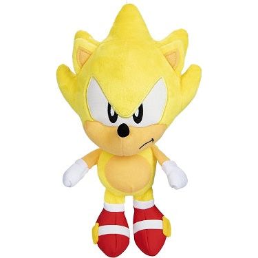 Have fun with the Sonic 9" Plush Collection! Soft to the touch, this huggable character is made from soft plush. This collection features famous Sonic characters like Sonic, Classic Super Sonic, Classic Knuckles, and Shadow, (each sold separately). Collect them all!