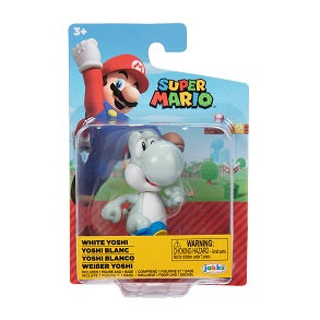 Jakks Super Mario White Yoshi 2.5 inch Figure | Galactic Toys & Collectibles