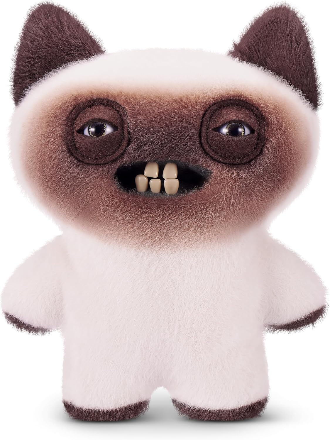 These cats aren’t here to purr, they’re here to plot! The Fuggler Alley Cats 9 inch/22cm plush by ZURU may look like scrappy strays, but once they sneak into your home, the plush chaos begins. Masters of disguise, pretending to be innocent strays just long enough to con their way into your home. Once inside, their true Fuggler nature emerges! Made from super-soft plush for snuggles and pretend play, these medium-sized 9 inch/22cm stuffed animals are great for kids, tweens, teens, and adult collectors. Each