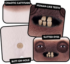 ZURU Fuggler Alley Cats Yawper Siamese Cat 9-inch Stuffed Plush