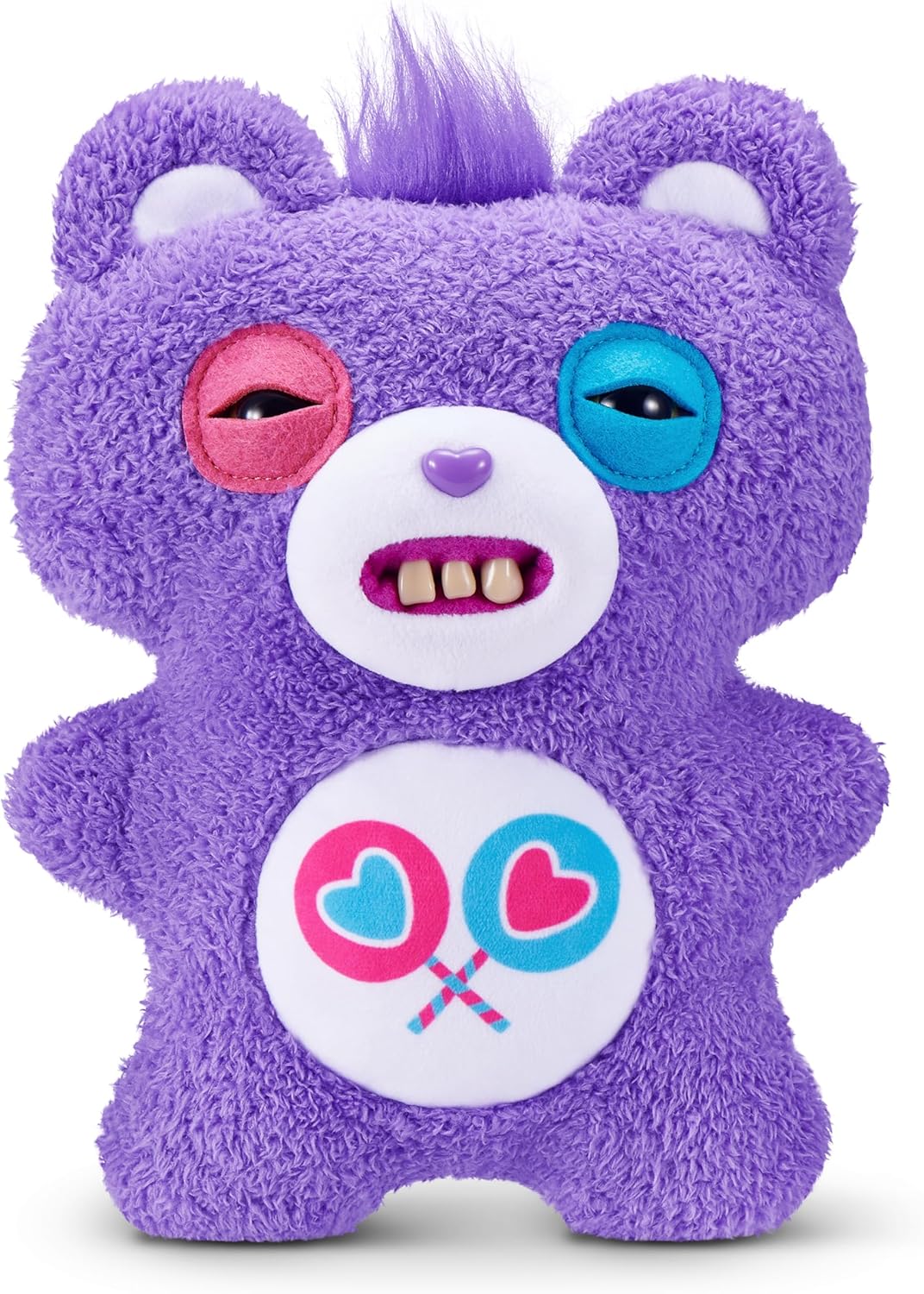 The chaos just got cuddly! Sweet meets scary in the Fuggler x Care Bears 9 inch/22cm plush collection! These medium-sized plush stuffed animals look like care-filled cuties at first glance, but their grins and teeth tell another story. These plush weirdos tried to copy the Care Bears… but something went hilariously wrong. Perfect for kids, tweens, teens, and nostalgic adult collectors, this soft plush is great for pretend play, cosplay, or hilarious display. Some feature the rare Butt-on Hole, adding collec