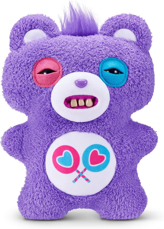 The chaos just got cuddly! Sweet meets scary in the Fuggler x Care Bears 9 inch/22cm plush collection! These medium-sized plush stuffed animals look like care-filled cuties at first glance, but their grins and teeth tell another story. These plush weirdos tried to copy the Care Bears… but something went hilariously wrong. Perfect for kids, tweens, teens, and nostalgic adult collectors, this soft plush is great for pretend play, cosplay, or hilarious display. Some feature the rare Butt-on Hole, adding collec
