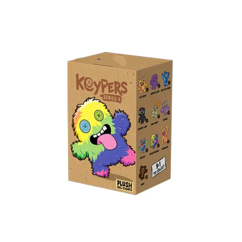 ZURU Fuggler Keypers Series 6 plush keychain blind box – 1 random bite-sized Fuggler monster keychain. Dive into the chaotic world of Fuggler with Keypers Series 6, a blind box collectible line featuring bite-sized plush keychain monsters with all the twisted charm of the beloved Funny Ugly Monsters franchise.

Each box contains one random Keypers figure — perfect for clipping to bags and backpacks, and a must for collectors, fans of the series, and anyone who loves quirky plush characters.

Random Design: