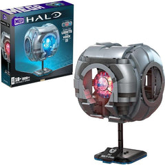 ​Includes 609 bricks and pieces to build the Halo 343 Guilty Spark character and display stand, and electronics to power the lights and sounds.