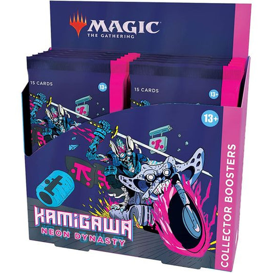Magic The Gathering Kamigawa Neon Dynasty Collector Booster Box | 12 Packs (180 Magic Cards)