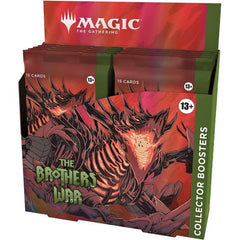 Magic: The Gathering The Brothers’ War Collector Booster Box | 12 Packs (180 Magic Cards) | Galactic Toys & Collectibles