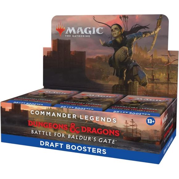 Magic: The Gathering Commander Legends: Battle for Baldur’s Gate Draft Booster Box | 24 Packs (480 Magic Cards) | Galactic Toys & Collectibles