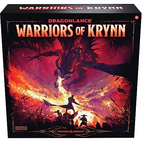 Dragonlance: Warriors of Krynn—a Dungeons & Dragons stand-alone board game of adventure and strategy
Face off against the sinister Dragon Army in battles ranging from skirmishes to epic sieges
Explore the surrounding lands to find treasure, allies, and other advantages
Shape the story of the war through 12 connected campaign scenarios—includes optional rules for 6 scenarios that interact with encounters from the companion D&D adventure, Dragonlance: Shadow of the Dragon Queen (included in the Deluxe Edition